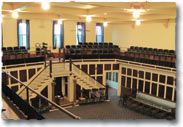 Interior shot of Gray's Opera House